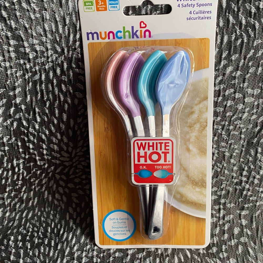 Munchkin White Hot Safety Spoons Set